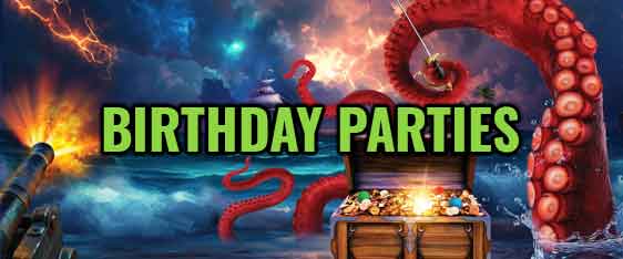 Cutthroat Cove Birthday Parties